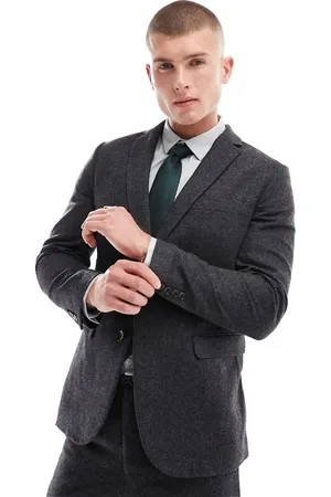 SELECTED Slim blazer in dark