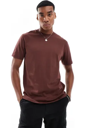 ASOS Essential heavyweight crew neck t-shirt 240gsm in dark