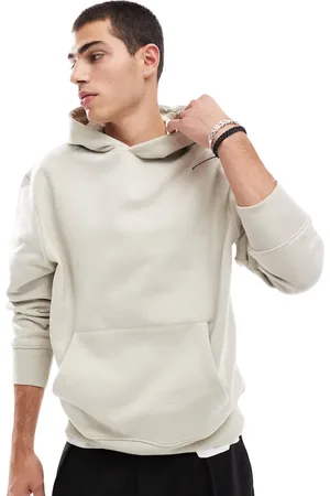 ASOS Premium heavyweight oversized hoodie 400gsm in beige