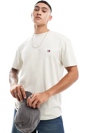Tommy Hilfiger Classic linear back print t-shirt in off