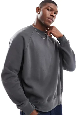 Bershka Sweatshirt in charcoal