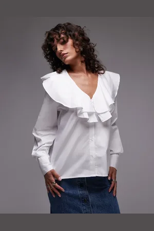SELECTED Femme ruffle shirt in