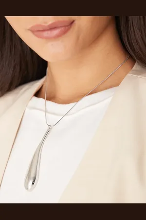 DesignB London Liquified pendant necklace in