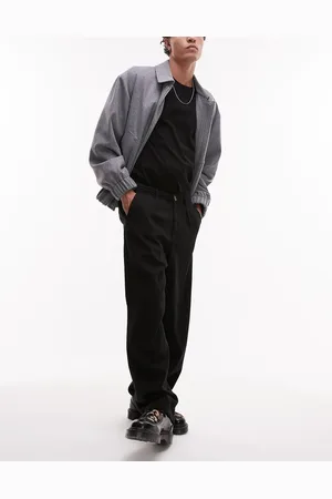 SELECTED Wide fit pleated trouser in