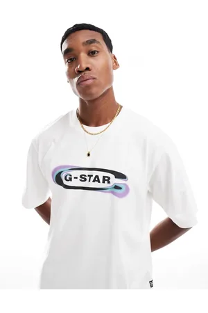 G-Star Oversized t-shirt in with gradient old skool logo print