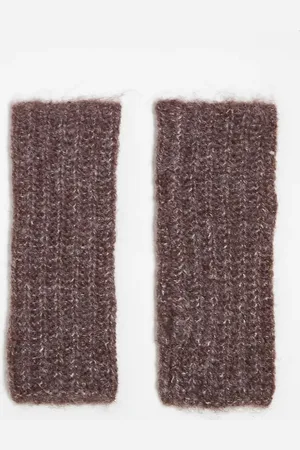 Object Wrist warmer gloves in melange