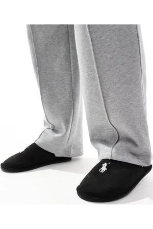 Ralph Lauren Klarence slipper with icon logo in