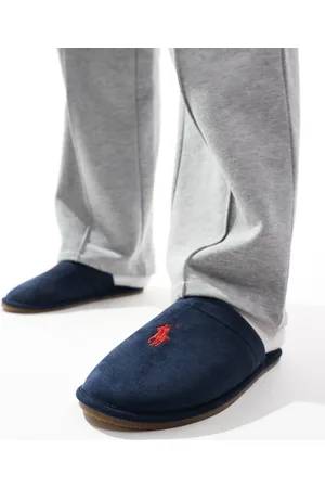 Ralph Lauren Klarence slipper with icon logo in