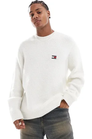 Tommy Hilfiger Waffle jumper in off