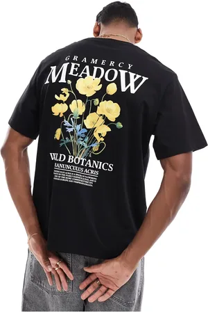 JACK & JONES Oversized t-shirt with meadow back print in