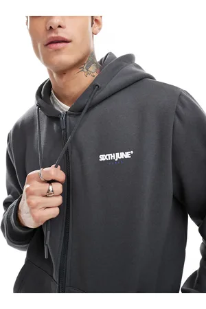 Sixth June Printed motif zip hoodie co-ord in