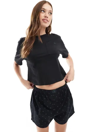 Calvin Klein CK 96 t-shirt and short sleep set in
