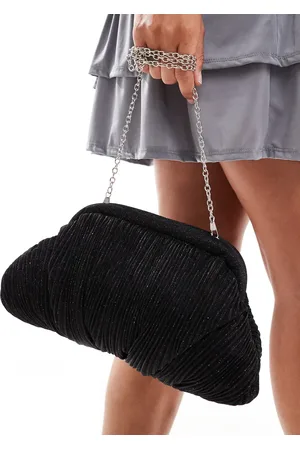 True Decadence Plisse clutch bag in