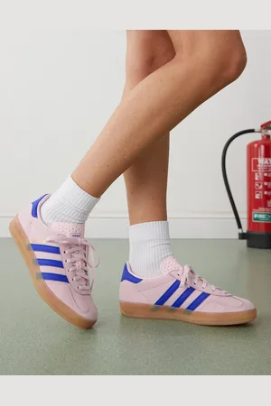 adidas Gazelle Indoor trainers in and blue nubuck