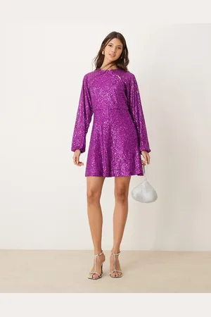 Y.A.S Sequin mini dress in