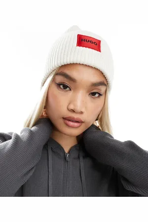 HUGO BOSS Saffa beanie in off
