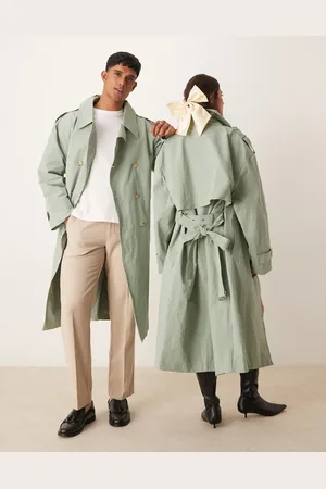 Sister Jane Unisex belted trench coat in