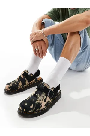Dr. Martens Jorge II mules in beige suede