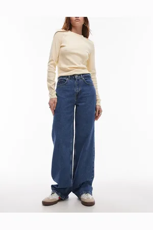 SELECTED Femme Alice wide leg jean in wash