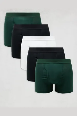 Weekday 5-pack boxer briefs in green and white