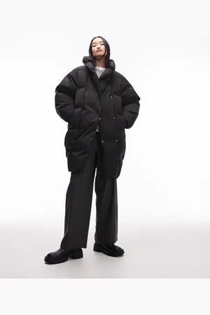 & OTHER STORIES Re-down puffer coat with funnel neck in