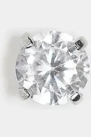 Kingsley Ryan Crystal labret piercing earring in sterling
