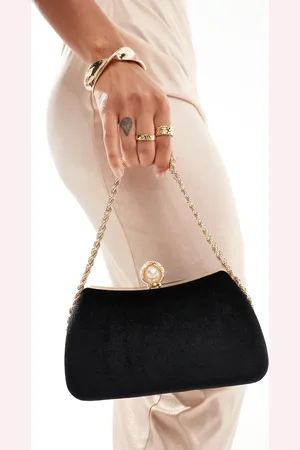 True Decadence Vintage velvet shoulder bag in