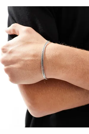 LOST SOULS 4mm herringbone chain bracelet in stainless steel