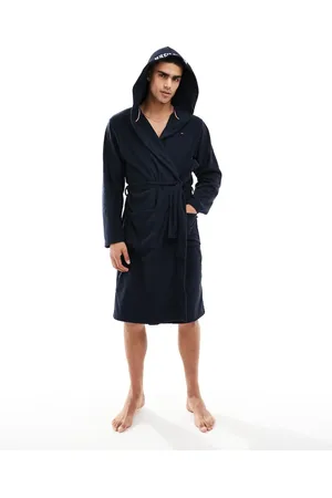 Tommy Hilfiger Monotype hooded robe in