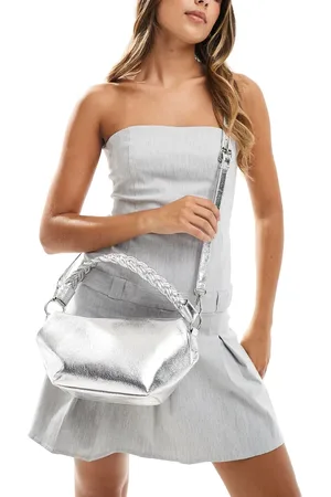Public Desire Lillian plaited top handle grab bag in
