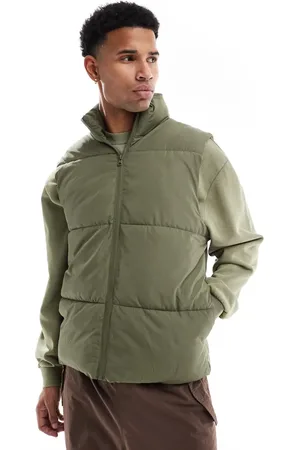ASOS Puffer gilet in khaki