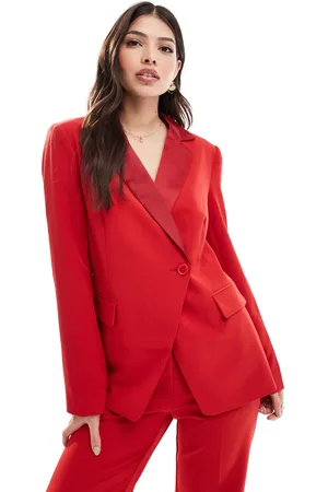 ASOS Nipped waist tux blazer co-ord in