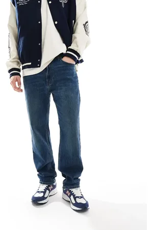 Hollister Loose fit jeans in mid wash