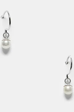 Kingsley Ryan Pearl drop earrings in sterling