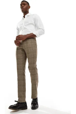 Shelby & Sons Shelby and Sons tweed slim trousers in check co-ord