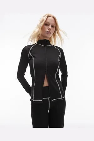 Résumé Resume fitted sporty jacket with contrast stitch in co-ord
