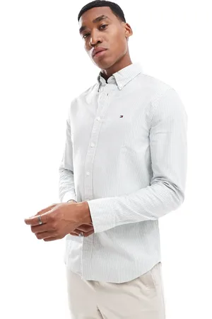 Tommy Hilfiger Heritage oxford stripe shirt in and white