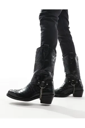 Bershka Western boot in