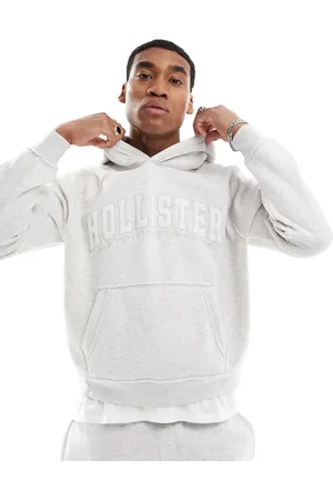 Hollister Boxy logo motif hoodie co-ord in