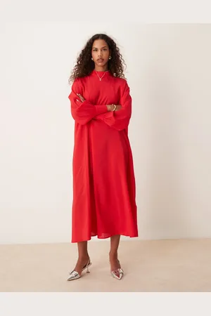 Ghospell Oversized midi dress in