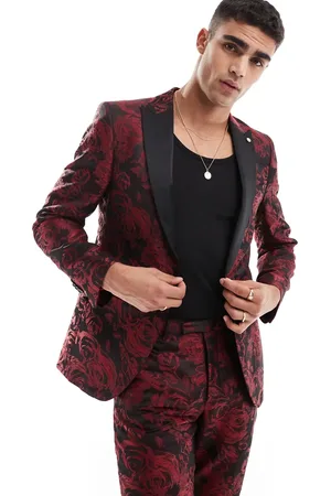 Twisted Tailor Ersat slim suit jacket in floral co-ord