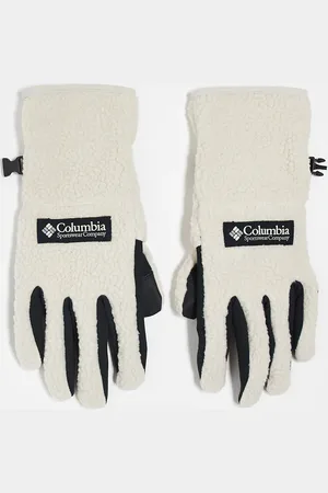 Columbia Helvetia II sherpa gloves in dark stone