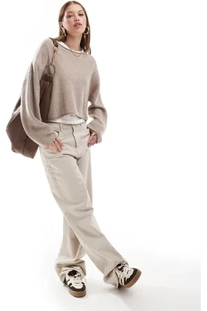 Miss Selfridge Slouchy jumper in oatmeal