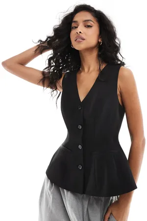 ASOS Peplum waistcoat in