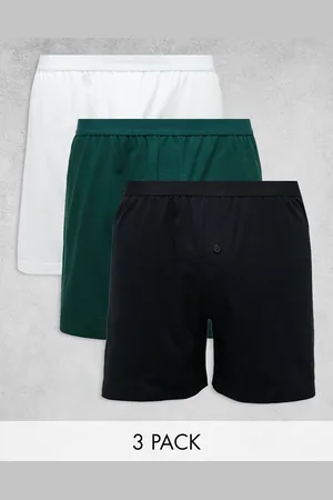 ASOS 3 pack boxers in multiple colours