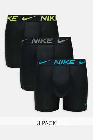 Nike Essential Microfibre 3 pack boxer brief with coloured waistbands in