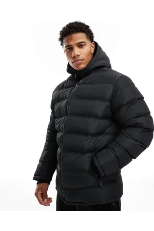 Threadbare Puffer jacket with hood in