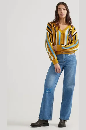 Lee X Jean-Michael Basquiat capsule straight leg jeans in mid wash