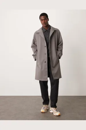MANGO Belted mid length trenchcoat in