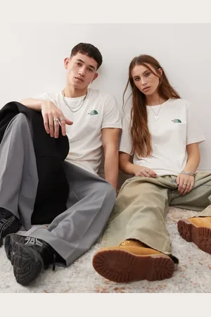 The North Face Simple Dome logo t-shirt in off